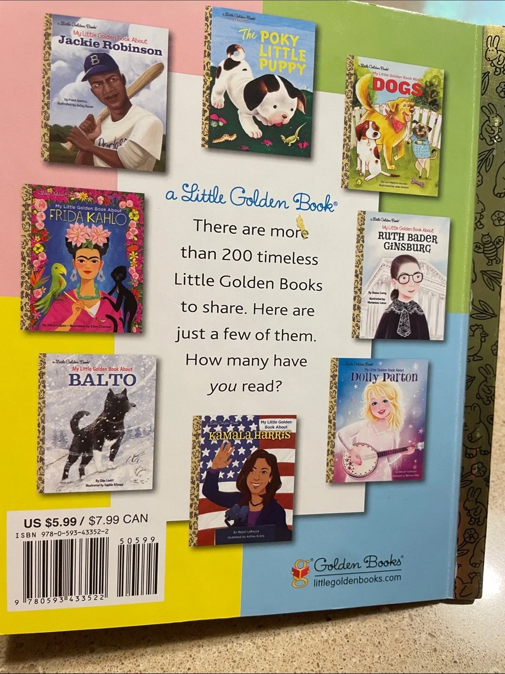 My Little Golden Book About Betty White - Golden Girls